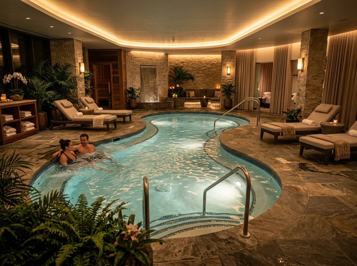 Zona de Spa & Wellness en Hotel El Cóndor